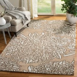 Top 10 💯 Martha Stewart By SAFAVIEH Chrysanthemum Wool Rug Malted ✨ -Martha Stewart Sales unnamed file 66