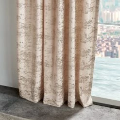 Hot Sale 😉 Martha Stewart Monroe Metallic Velvet Back Tab Curtain Panel Pair Grey 👍 -Martha Stewart Sales unnamed file 676