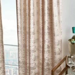 Hot Sale 😉 Martha Stewart Monroe Metallic Velvet Back Tab Curtain Panel Pair Grey 👍 -Martha Stewart Sales unnamed file 677