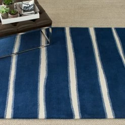 Hot Sale 😍 Martha Stewart By SAFAVIEH Chalk Stripe Wool/ Viscose Rug B Wheat F Beige ✨ -Martha Stewart Sales unnamed file 706