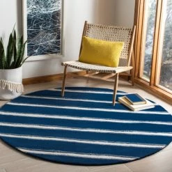 Hot Sale 😍 Martha Stewart By SAFAVIEH Chalk Stripe Wool/ Viscose Rug B Wheat F Beige ✨ -Martha Stewart Sales unnamed file 707