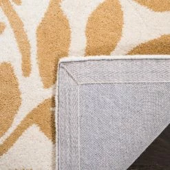Top 10 ✔️ Martha Stewart By SAFAVIEH Leaf Stamp Wool Rug Dune 🥰 -Martha Stewart Sales unnamed file 758
