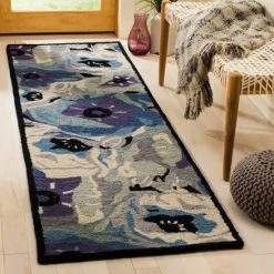 Buy ⭐ Martha Stewart By SAFAVIEH Poppy Wool Rug Blue ⭐ -Martha Stewart Sales unnamed file 765