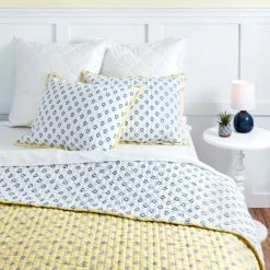 Brand new 🎁 Martha Stewart Naomi Block Print 3 Piece Quilt Set Printed 😉 -Martha Stewart Sales unnamed file 785