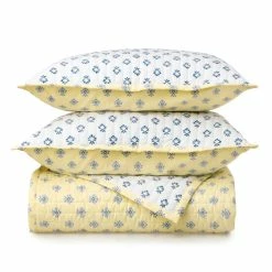 Brand new 🎁 Martha Stewart Naomi Block Print 3 Piece Quilt Set Printed 😉 -Martha Stewart Sales unnamed file 786