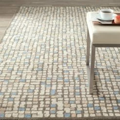 Best deal ⌛ Martha Stewart By SAFAVIEH Mosaic Wool/ Viscose Rug Hickory/beige ❤️ -Martha Stewart Sales unnamed file 809