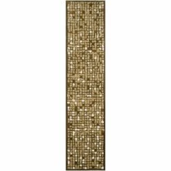 Best deal ⌛ Martha Stewart By SAFAVIEH Mosaic Wool/ Viscose Rug Hickory/beige ❤️ -Martha Stewart Sales unnamed file 811