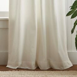 Best deal 🔔 Martha Stewart Water's Edge Back Tab Curtain Panel Pair White 🥰 -Martha Stewart Sales unnamed file 826