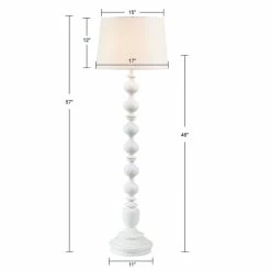 Brand new 🛒 Astoria Resin Floor Lamp White By Martha Stewart 👏 -Martha Stewart Sales unnamed file 837
