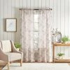 Buy 🎉 Martha Stewart Spring Meadow Curtain Panel 2PK - 37" X 84" Mint 😉