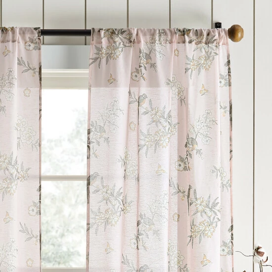 Buy ๐ Martha Stewart Spring Meadow Curtain Panel 2PK - 37" X 84" Mint ๐ 2 Buy ๐ Martha Stewart Spring Meadow Curtain Panel 2PK - 37" X 84" Mint ๐ - Image 2