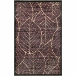 Buy 🎁 Martha Stewart By SAFAVIEH Stelia Leaf Foliage Viscose Rug Charcoal/multi 🌟 -Martha Stewart Sales unnamed file 854