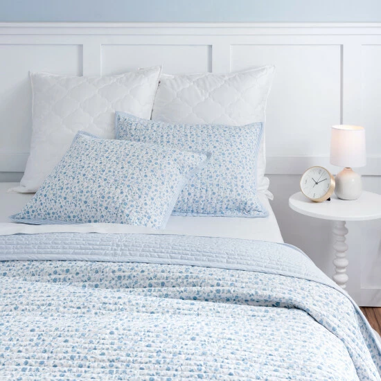 Coupon ๐ Martha Stewart Leigh Floral 3 Piece Quilt Set Blue ๐งจ 1 Coupon ๐ Martha Stewart Leigh Floral 3 Piece Quilt Set Blue ๐งจ
