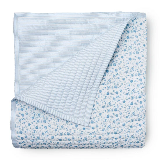 Coupon ๐ Martha Stewart Leigh Floral 3 Piece Quilt Set Blue ๐งจ 5 Coupon ๐ Martha Stewart Leigh Floral 3 Piece Quilt Set Blue ๐งจ - Image 5