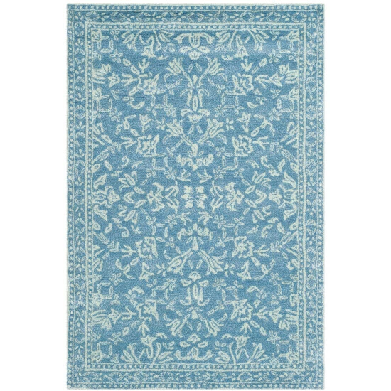 Top 10 ✔️ Martha Stewart By SAFAVIEH Handmade Damyanti Wool Rug Blue/ivory ⭐ 9 Top 10 ✔️ Martha Stewart By SAFAVIEH Handmade Damyanti Wool Rug Blue/ivory ⭐ - Image 9