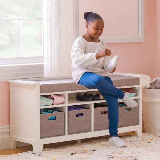 Cheapest 😀 Martha Stewart Living And Learning - Kids' Storage Bench White 🎉 1 Cheapest 😀 Martha Stewart Living And Learning - Kids' Storage Bench White 🎉