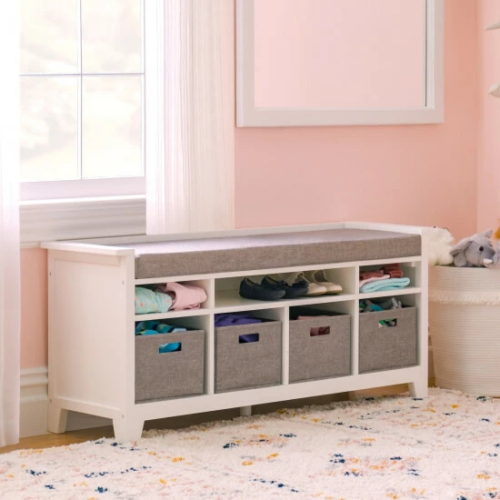 Cheapest 😀 Martha Stewart Living And Learning - Kids' Storage Bench White 🎉 2 Cheapest 😀 Martha Stewart Living And Learning - Kids' Storage Bench White 🎉 - Image 2