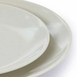 New 👍 Martha Stewart 12 Piece Melamine Dinnerware Set In Taupe 😀 -Martha Stewart Sales unnamed file 944