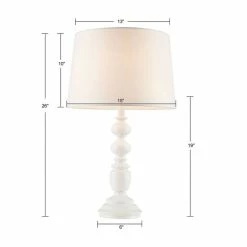 Budget 😀 Martha Stewart Astoria Resin Buffet Table Lamp 👍 -Martha Stewart Sales unnamed file 959