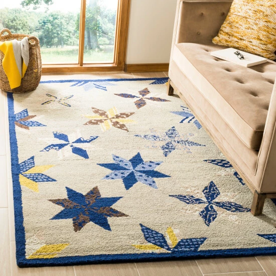 Hot Sale ๐ Martha Stewart By SAFAVIEH Lemoyne Star Wool Rug Azurite Blue ๐คฉ 1 Hot Sale ๐ Martha Stewart By SAFAVIEH Lemoyne Star Wool Rug Azurite Blue ๐คฉ