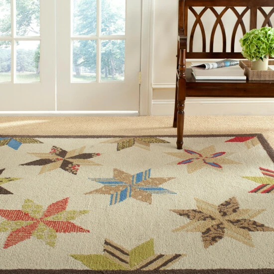 Hot Sale ๐ Martha Stewart By SAFAVIEH Lemoyne Star Wool Rug Azurite Blue ๐คฉ 3 Hot Sale ๐ Martha Stewart By SAFAVIEH Lemoyne Star Wool Rug Azurite Blue ๐คฉ - Image 3