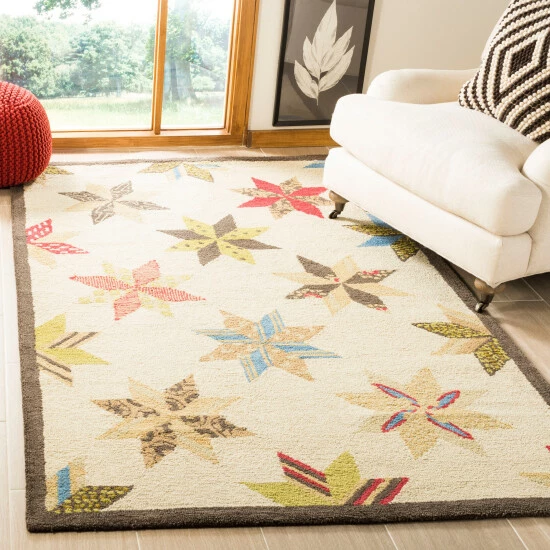 Hot Sale ๐ Martha Stewart By SAFAVIEH Lemoyne Star Wool Rug Azurite Blue ๐คฉ 4 Hot Sale ๐ Martha Stewart By SAFAVIEH Lemoyne Star Wool Rug Azurite Blue ๐คฉ - Image 4