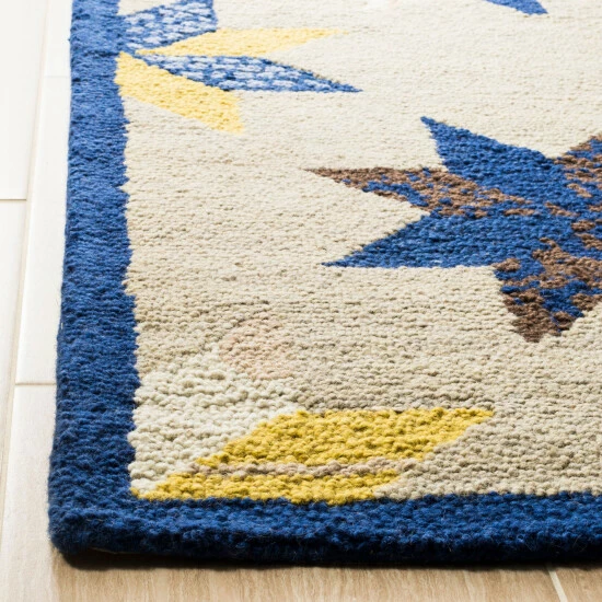 Hot Sale ๐ Martha Stewart By SAFAVIEH Lemoyne Star Wool Rug Azurite Blue ๐คฉ 8 Hot Sale ๐ Martha Stewart By SAFAVIEH Lemoyne Star Wool Rug Azurite Blue ๐คฉ - Image 8